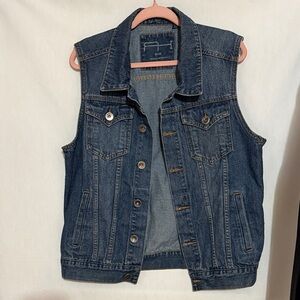 ROK Denim Sleeveless Vest, Size L, EUC, MAKE AN OFFER!!!